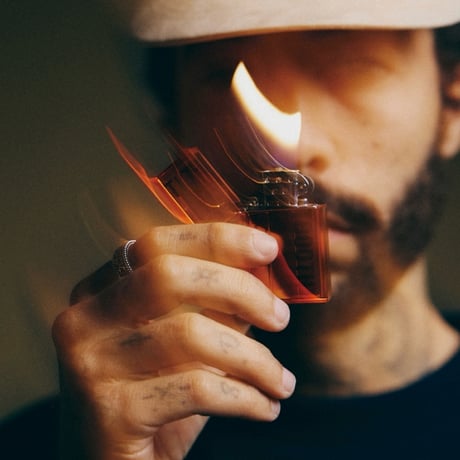 TIGHTBOOTH LABEL LOGO HARD EDGE LIGHTER (Clear) | タイトブース レーベル ロゴ ハード エッジ ライター（クリア）