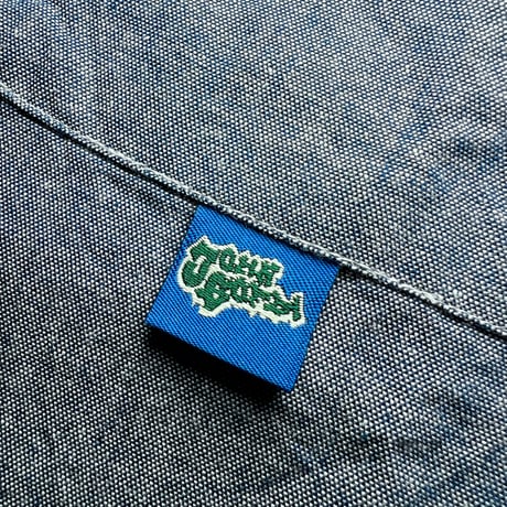 JOHN SOFIA “Staff Uniform” LS Chambray Shirt (NAVY) | ジョンソフィア スタッフユニフォーム ロングスリーブ シャンブレーシャツ（ネイビー）
