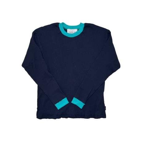 JOHN SOFIA Ringer Rib Knit (Navy) | ジョンソフィア リンガー リブニット（ネイビー)