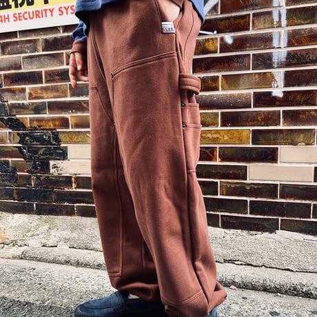 PRO CLUB HEAVYWEIGHT DOUBLE KNEE CARPENTER SWEATS (CBR)｜プロクラブ ヘビーウェイト ダブルニー カーペンタースウェット（ブラウン)