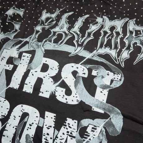FIRST ROW GOD’S FAVORITE HEAVENFALL TEE (Black)｜ファーストロウ ゴッズ フェイバリット ヘブンフォール ティー（ブラック）