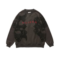 EVISEN ANCHOR CREW SWEAT (Charcoal) | エヴィセン アンカー クルー スウェット（チャコール）