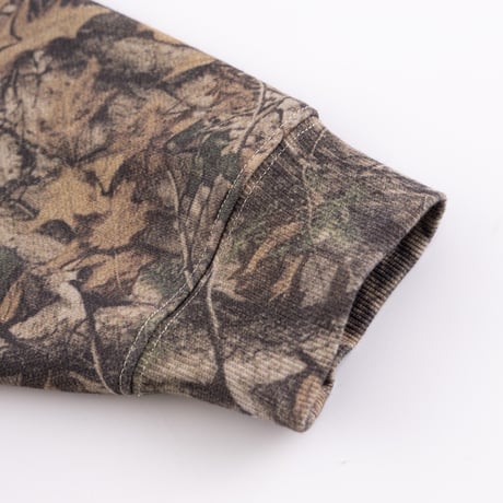 SUPPLIER Tree Camo Faux Fur Cross Zip Hoodie (KHAKI) | サプライヤー ツリーカモ フォーファー クロス ジップフーディー（カーキ）