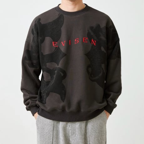 EVISEN ANCHOR CREW SWEAT (Ash) | エヴィセン アンカー クルー スウェット（アッシュ）