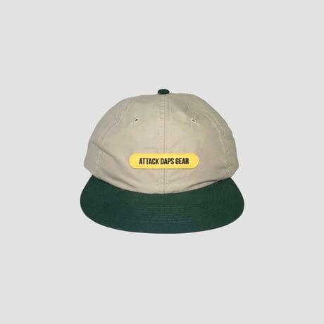 ATTACK DAPS GEAR 6PANEL FIELD CAP (GRN/KH)｜アタックダップスギヤ 6パネル フィールドキャップ（グリーン/カーキ）