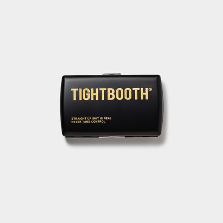 TIGHTBOOTH LABEL LOGO CIGARETTE CASE (Black) | タイトブース レーベル ロゴ シガレット ケース（ブラック）