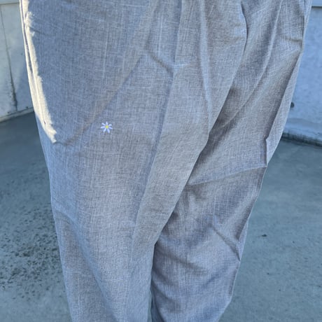 JOHN SOFIA Daisy Slacks (Black, Gray)｜ジョンソフィア デイジー スラックス（ブラック/グレー）