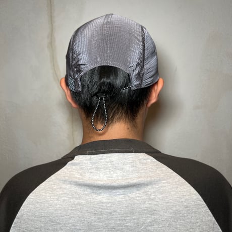 ATTACK ORIGINAL “Attack Sports” Nylon Rip-stop Cap (Gray)｜アタックオリジナル アタックスポーツ　ナイロンリップストップ キャップ（グレー）