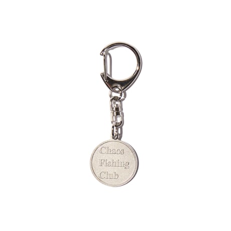 Chaos Fishing Club 七芒星 Coin Keyring (SILVER)｜カオス フィッシング クラブ シチボウセイ コイン キーリング（シルバー）