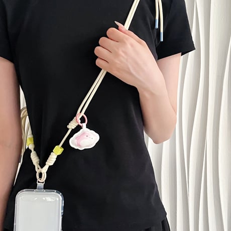 ショルダーストラップ  丈夫 かわいい 使いやすい 長さが調整可能 全機種対応 女子力アップ ギフトにおすすめ [M6623]
