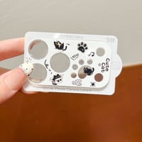 可愛い動物柄 カメラ保護カバー  iPhone18Pro/18promax iPhone17pro/17ProMax ガラスレンズフィルム  傷から保護  [M6631]