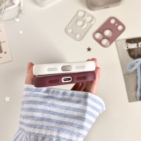 2in1着脱式レンズカバー付き iPhone18Pro/18ProMaxケース MagSafe対応 ソフトバンパー×ハード背面 半透明 プレミアムマット質感 [M6764]