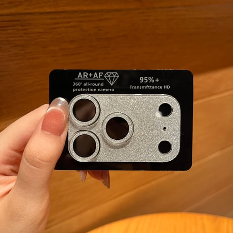 iPhone18Pro/18ProMax キラキラカメラ保護カバー iPhone17ProMax/17Pro ラメ入り レンズ保護フイルム  高品質 耐久性耐衝撃 [M6731]