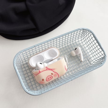 ブタちゃん Airpods Pro3ケース 可愛すぎる Airpods 4/3カバー  AirpodsPro2/1  プレゼントにおすすめ [M6660]