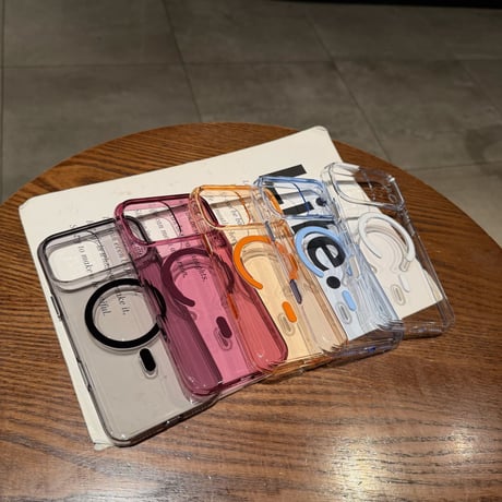 高透明クリア iPhone18ProMax/18Proケース MagSafe対応 カメラコントロール保護カバー iPhone17/16/15シリーズ 薄型軽量 [M6751]
