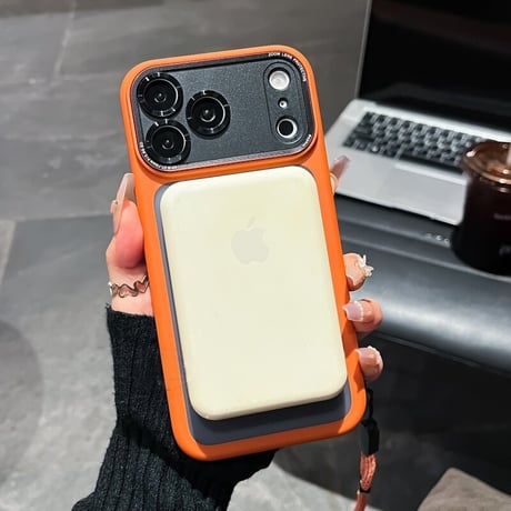 落下防止ストラップ iPhone18Pro/18ProMaxケース カメラ保護 耐衝撃 iPhone17Pro/16ケース MagSafe対応 マット[M6721]