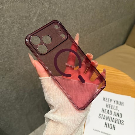 四隅エアクッション構造 耐衝撃iPhone18Pro/18ProMaxケース MagSafe対応 クリア iPhone17/16proケース 薄型 軽量 着脱簡単[M6777]