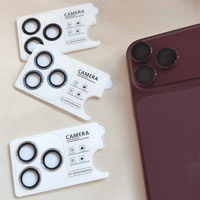 iPhone18Pro/18ProMax カメラレンズカバー レンズリング アルミ合金 独立型 カメラフィルム 高透過率 耐衝撃 傷防止 指紋防止 高級感[M6781]