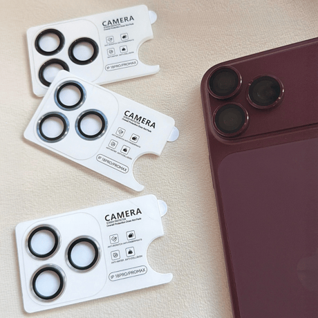 iPhone18Pro/18ProMax カメラレンズカバー レンズリング アルミ合金 独立型 カメラフィルム 高透過率 耐衝撃 傷防止 指紋防止 高級感[M6781]