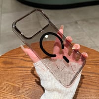 クリア iPhone18Pro/17proケース MagSafe対応 黄ばまない 薄型 iPhone16promax/15/14対応 高透明感 [M3509]