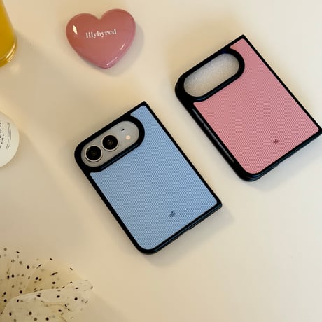 iPhone Duo 専用ケース 水玉ドット チェック 星柄 ハート/枕グリップ付き 韓国っぽ 大人可愛い  耐久性ある[M6839]
