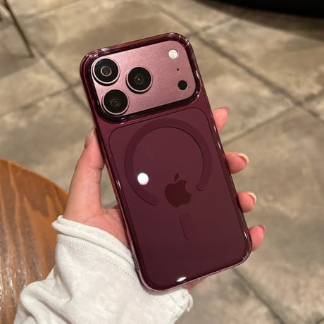 MagSafe対応 高透明 iPhone18Pro/18ProMaxケース カラーフレーム iPhone17/16proケース 薄型 軽量 精密設計[M6788]