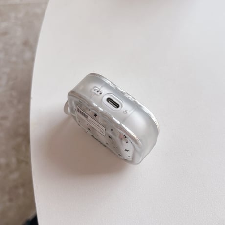 Airpods 5ケース オーロラクリア 星柄 Airpodspro3/2/カバー 大人可愛い Airpods4/3  ラメ入り・リング付き[M6863]