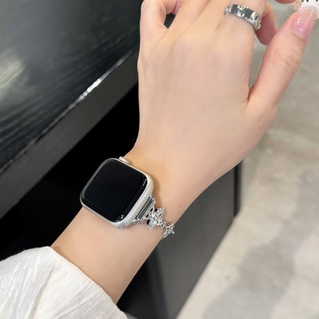 エレガント AppleWatchバンド ダイヤデコ アップルウォッチバンド Series11/10/9 8 7 6 5 4  3 2 SE3 SE2 Ultra3 高級感[M6695]