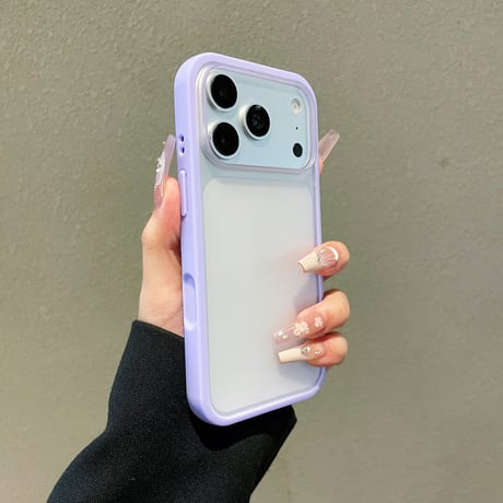 夏におすすめ iPhone17Pro/17ケース 指紋防止 iPhone16Pro/15ProMax/14カバー  軽量薄型 [M6629]