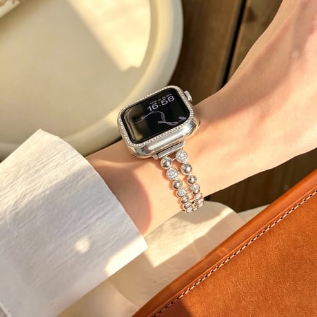 ダイヤデコ AppleWatchバンド 上品 メタル AppleWatchベルト Series 11/10/9/8 SE3/2  Ultra3/2/1 高級感高品質 上品[M6566]