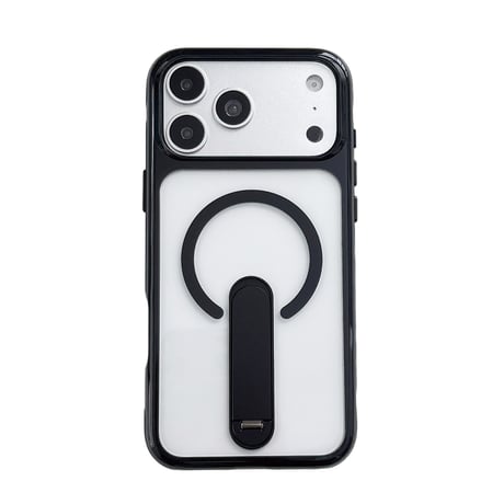 便利スタンド付 iPhone17Pro/16ProMaxケース MagSafe対応 iPhone15Pro/14ケース 耐衝撃加工 黄ばまない [M6585]