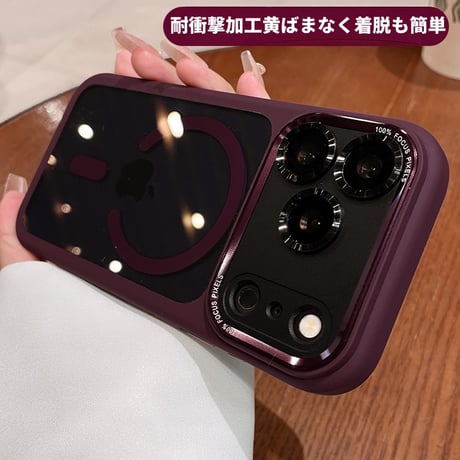 カメラコントロールボタンカバー付 iPhone18Pro/17ProMaxケース MagSafe対応 耐衝撃 iPhone17/Airケース 高級感 黄ばまない 頑丈[M5687]