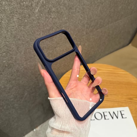 高透明クリア iPhone18Pro/18ProMaxケース 着脱簡単 ソフトフレーム×ハードバック iPhone17/17proケース 黄ばみにくい [M6771]