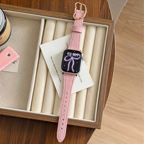 メタル熊ちゃん留め具  AppleWatchバンド レザー製 AppleWatchベルト Series 11/10/9/8 SE3/2  Ultra3/2/1 高級感高品質[M6637]