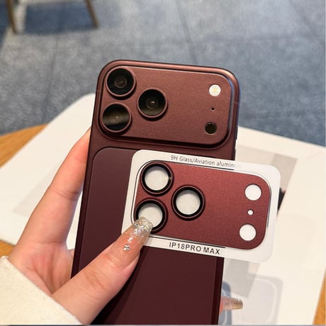 iPhone18Pro/18ProMax カメラ保護カバー iPhone17ProMax/17Pro 金属製 レンズ保護フイルム  高品質 耐久性耐衝撃 [M6705]