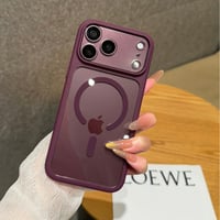 高透明MagSafe対応 iPhone18Pro/18ProMaxケース クリア 着脱簡単 ソフトフレーム×ハードバック  カメラボタン保護 [M6792]