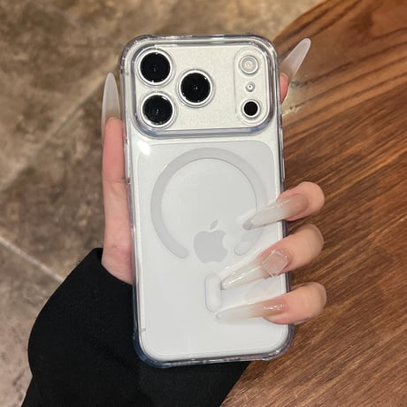 四隅エアクッション構造 耐衝撃iPhone18Pro/18ProMaxケース MagSafe対応 クリア iPhone17/16proケース 薄型 軽量 着脱簡単[M6777]