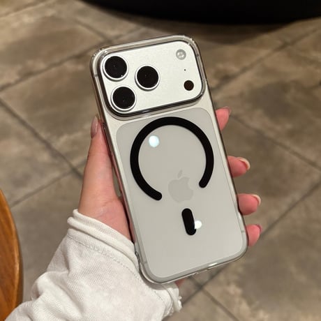 MagSafe対応 高透明 iPhone18Pro/18ProMaxケース カラーフレーム iPhone17/16proケース 薄型 軽量 精密設計[M6788]