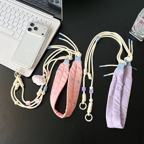ショルダーストラップ  丈夫 かわいい 使いやすい 長さが調整可能 全機種対応 女子力アップ ギフトにおすすめ [M6623]