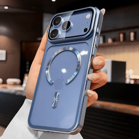 カメラカバースタンド一体 iPhone18Pro/17ProMaxケース MagSafe対応 iPhone17カバー 高透明黄ばまない メタル [M6048]