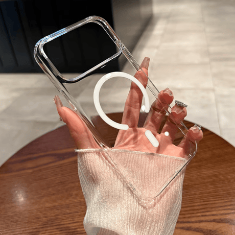 クリア iPhone17/17proケース MagSafe対応 黄ばまない 薄型 iPhone16promax/15/14対応 高透明感 [M3509]