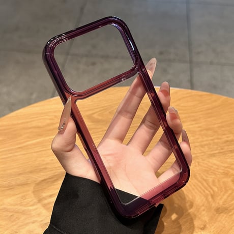 黄ばみにくい高透明 iPhone18Pro/18ProMaxケース ソフトフレーム×ハードバック iPhone17/16proケース 薄型 軽量 着脱簡単[M6801]