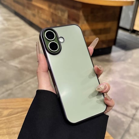 ラベンダー/ミストブルー/セージ iPhone17ケース マット仕上げ 極薄 軽量 メタリック すりガラス調 耐衝撃 [M6730]