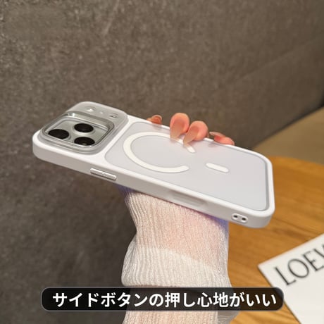 カメラスタンド iPhone18Pro/17ProMaxケース MagSafe対応 指紋防止 iPhone16Pro/15/14ケース 多機能[M6668]