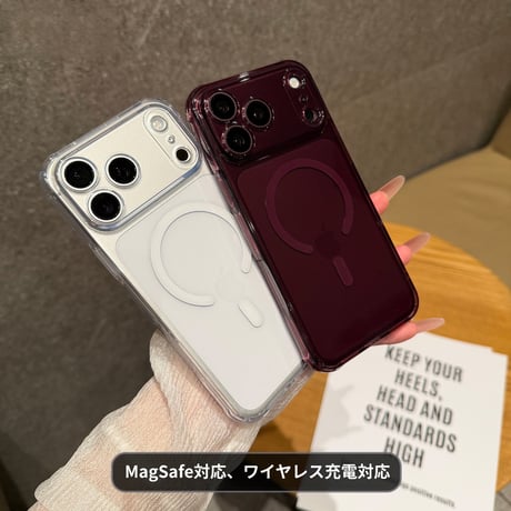 四隅エアクッション構造 耐衝撃iPhone18Pro/18ProMaxケース MagSafe対応 クリア iPhone17/16proケース 薄型 軽量 着脱簡単[M6777]