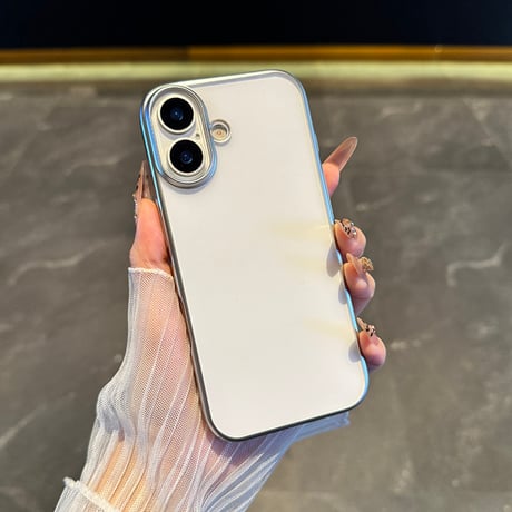 ラベンダー/ミストブルー/セージ iPhone17ケース マット仕上げ 極薄 軽量 メタリック すりガラス調 耐衝撃 [M6730]