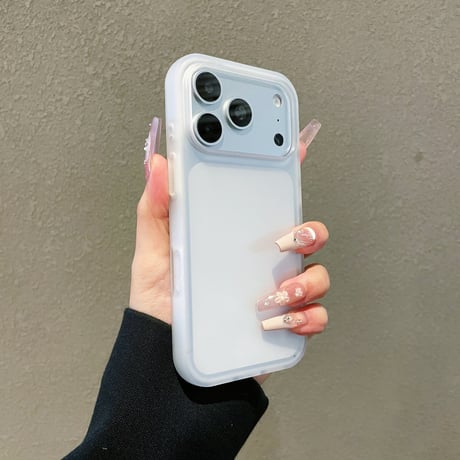 夏におすすめ iPhone17Pro/17ケース 指紋防止 iPhone16Pro/15ProMax/14カバー  軽量薄型 [M6629]