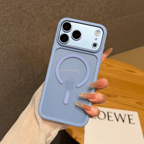 高透明MagSafe対応 iPhone18Pro/18ProMaxケース クリア 着脱簡単 ソフトフレーム×ハードバック  カメラボタン保護 [M6792]