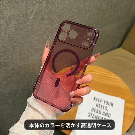 四隅エアクッション構造 耐衝撃iPhone18Pro/18ProMaxケース MagSafe対応 クリア iPhone17/16proケース 薄型 軽量 着脱簡単[M6777]