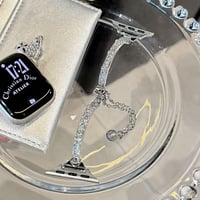 方形ダイヤ AppleWatchバンド 上品 メタリック Series11/10/9 Ultra  SE アップルウォッチベルト シンプル 高級感 高品質[M6697]